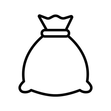 Kolayca değiştirebilen ya da düzenleyebilen Yük Torbası İzole Vektör simgesi