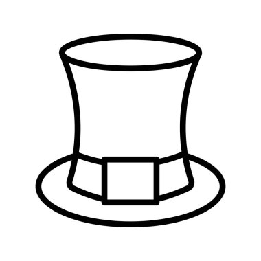 Azize şapkası izole edilmiş Vektör simgesi kolayca değiştirebilir ya da düzenleyebilir