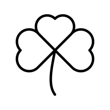 Aziz Patricks çiçeği, izole edilmiş Vektör simgesi. Kolayca değiştirilebilir veya düzenlenebilir.