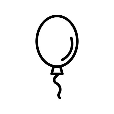 Kolayca düzenleyebilen ve düzenleyebilen balon izole edilmiş Vektör simgesi