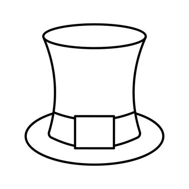 Azize şapkası izole edilmiş Vektör simgesi kolayca değiştirebilir ya da düzenleyebilir