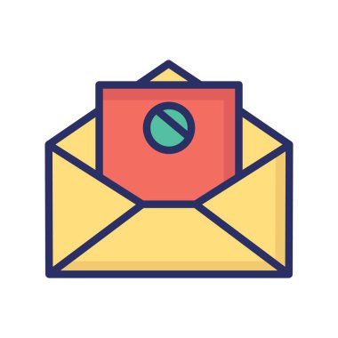 Kolayca düzenleyebilen ya da düzenleyebilen önemsiz e- posta vektör simgesi