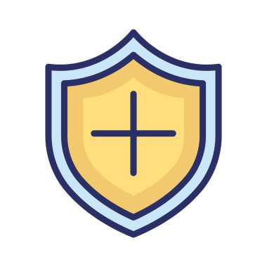 Antivirüs izole edilmiş vektör simgesi kolayca değiştirilebilir ya da düzenlenebilir