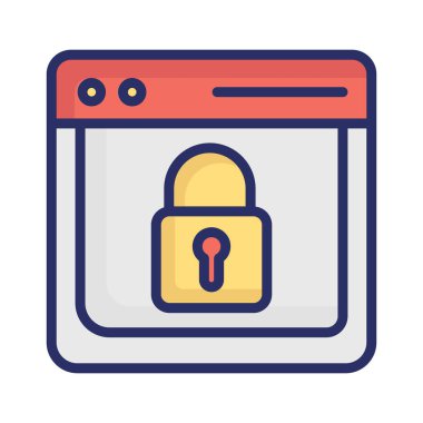 Antivirüs yazılımı izole edilmiş Vektör simgesi kolayca değiştirilebilir ya da düzenlenebilir