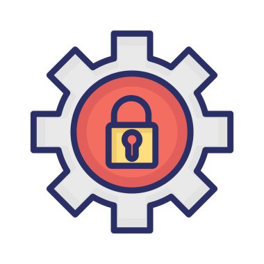 Antivirüs yazılımı izole edilmiş Vektör simgesi kolayca değiştirilebilir ya da düzenlenebilir