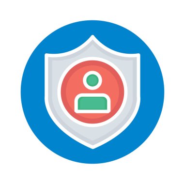 Gizlilik profili izole edilmiş vektör simgesi kolayca düzenlenebilir ya da düzenlenebilir