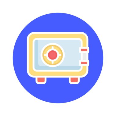 Kolayca değiştirebilen veya düzenleyebilen Kasa İzole Vektör simgesi