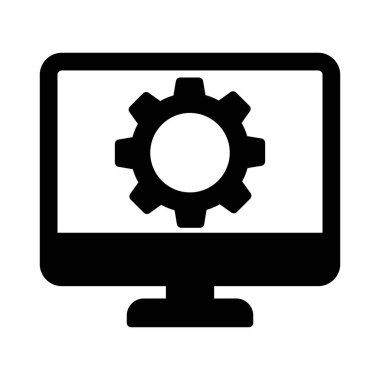 Bilgisayar izole edilmiş vektör simgesini kolayca düzenleyebilecek şekilde yapılandır