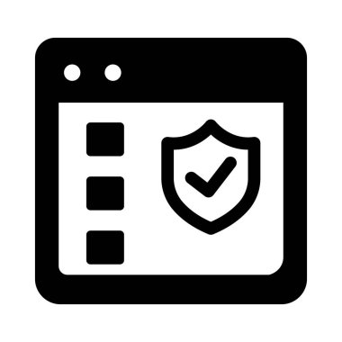 Kolayca değiştirebilen ya da düzenleyebilen güvenli ağ izole edilmiş Vektör simgesi