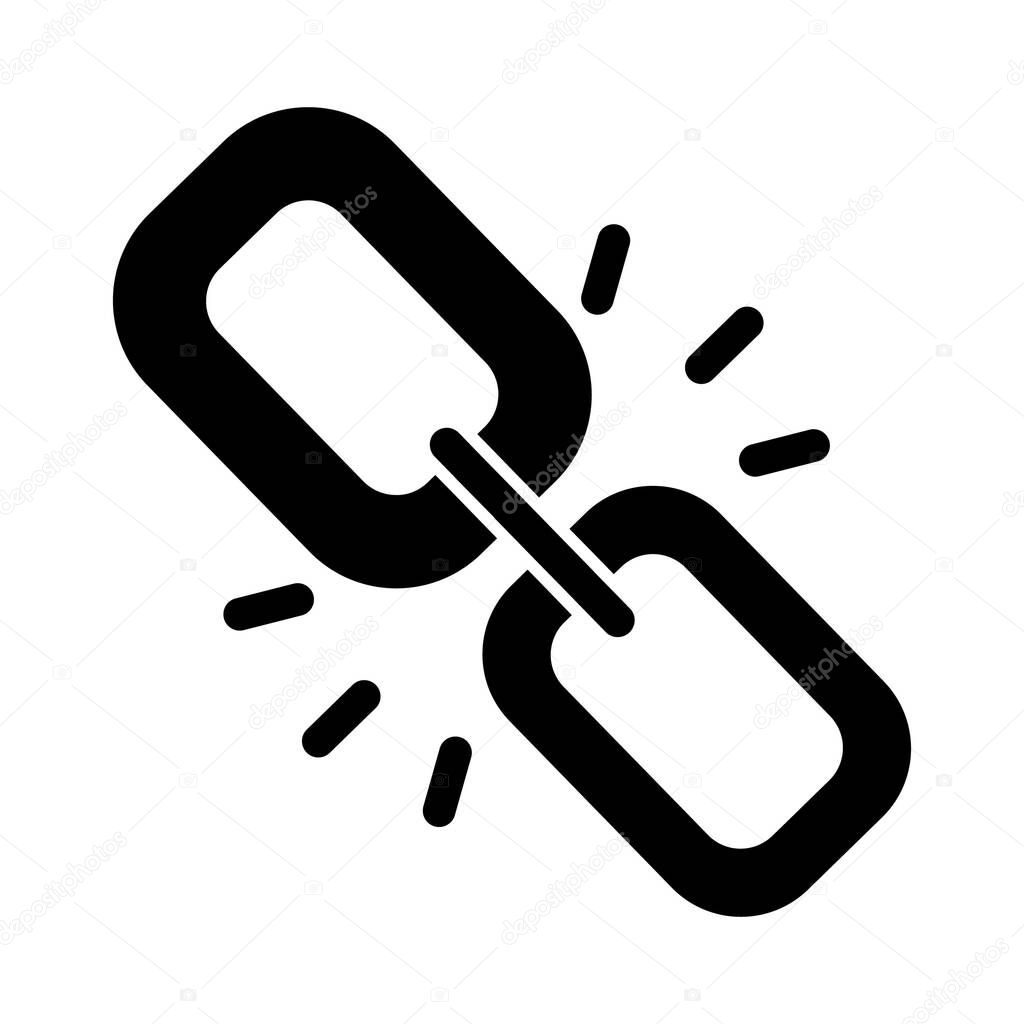Linkage Isolated Vector icon which can easily modify or edit