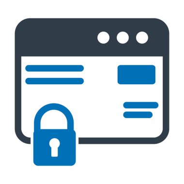 Antivirüs izole edilmiş vektör simgesi kolayca değiştirilebilir ya da düzenlenebilir