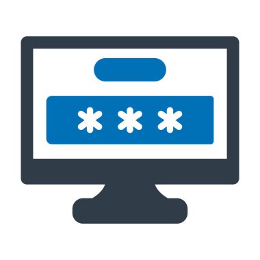 Hesaba kilitlenen izole edilmiş vektör simgesi kolayca değiştirilebilir ya da düzenlenebilir