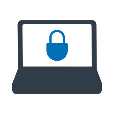 Veri güvenliği izole edilmiş vektör simgesi kolayca düzenleyebilir ya da değiştirebilir