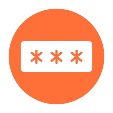 Hesaba kilitlenen izole edilmiş vektör simgesi kolayca değiştirilebilir ya da düzenlenebilir