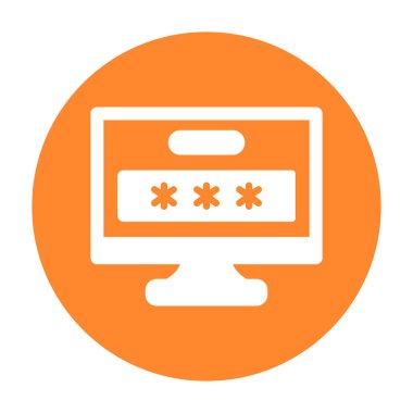 Hesaba kilitlenen izole edilmiş vektör simgesi kolayca değiştirilebilir ya da düzenlenebilir