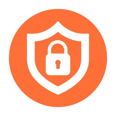 Antivirüs izole edilmiş vektör simgesi kolayca değiştirilebilir ya da düzenlenebilir