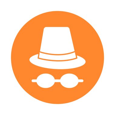 Bilgisayar korsanı izole edilmiş vektör simgesi kolayca değiştirilebilir veya düzenlenebilir