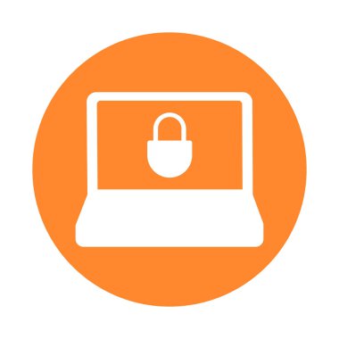 Veri güvenliği izole edilmiş vektör simgesi kolayca düzenleyebilir ya da değiştirebilir