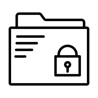 Dizin koruması izole edilmiş vektör simgesi kolayca düzenlenebilir ya da değiştirilebilir