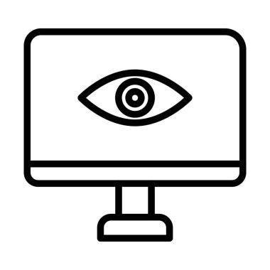 Kolayca değiştirilebilen veya düzenlenebilen izole edilmiş vektör simgesini göster