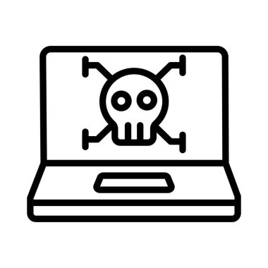 İnternet parolası izole edilmiş vektör simgesi kolayca düzenlenebilir ya da değiştirilebilir