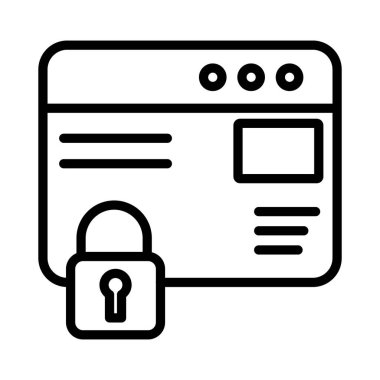 Antivirüs izole edilmiş vektör simgesi kolayca değiştirilebilir ya da düzenlenebilir