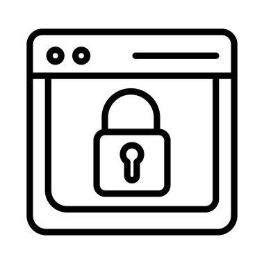 Antivirüs yazılımı izole edilmiş Vektör simgesi kolayca değiştirilebilir ya da düzenlenebilir