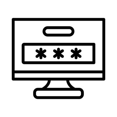 Hesaba kilitlenen izole edilmiş vektör simgesi kolayca değiştirilebilir ya da düzenlenebilir