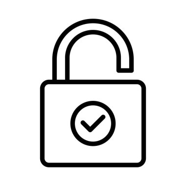 Kolayca düzenleyebilen ya da düzenleyebilen Şifreleme Vektör simgesi