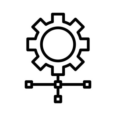 Siber güvenlik izole edilmiş vektör simgesi kolayca değiştirilebilir ya da düzenlenebilir