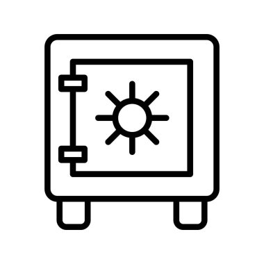 Dijital bankacılık izole edilmiş vektör simgesi kolayca düzenleyebilir ya da değiştirebilir