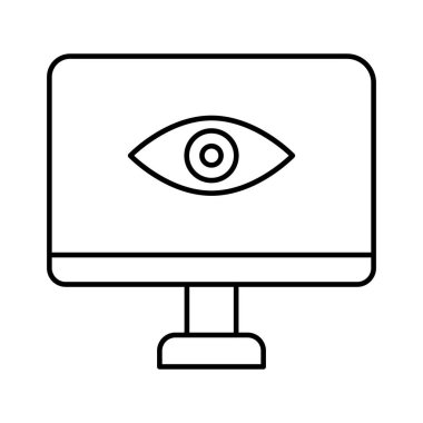 Kolayca değiştirilebilen veya düzenlenebilen izole edilmiş vektör simgesini göster