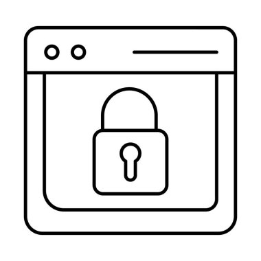 Antivirüs yazılımı izole edilmiş Vektör simgesi kolayca değiştirilebilir ya da düzenlenebilir