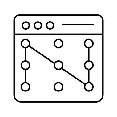Kolayca düzenleyebilen ya da düzenleyebilen izole edilmiş vektör simgesi