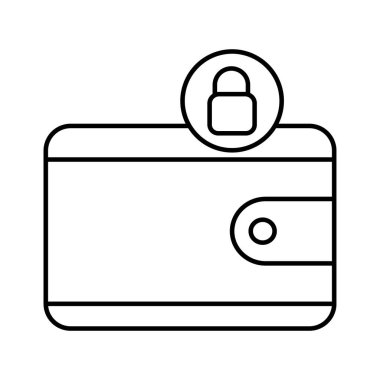 Para mahremiyeti izole edilmiş vektör simgesi kolayca düzenlenebilir ya da değiştirilebilir