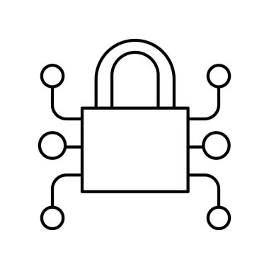  Kolayca değiştirebilen ya da düzenleyebilen sanal koruma izole edilmiş vektör simgesi