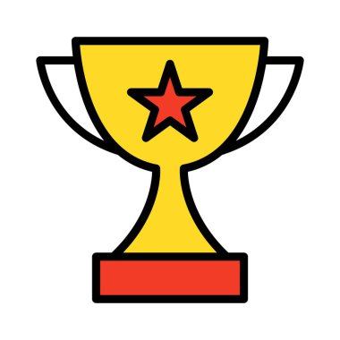 Ödül, en iyi izole edilmiş vektör simgesi kolayca değiştirilebilir veya düzenlenebilir