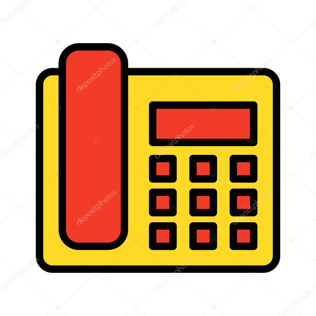 Call, fax Isolated Vector Icon that can be easily modified or edited