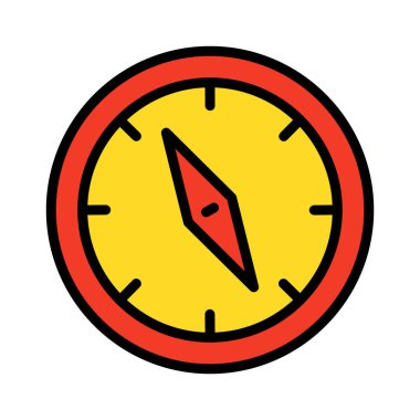 En sevilen konum, Kolayca değiştirilebilen veya düzenlenebilen izole edilmiş vektör simgesi