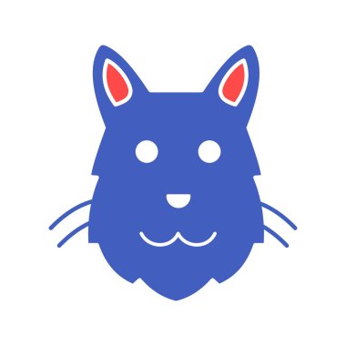 Kolayca değiştirebilen ya da düzenleyebilen Kedi İzole Vektör simgesi