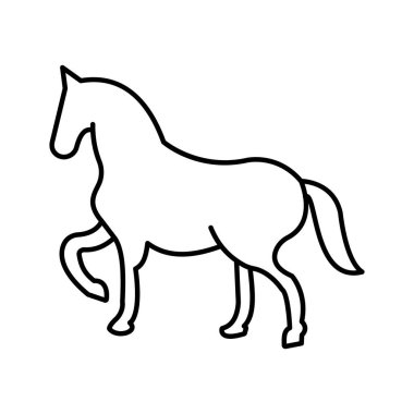 Kolayca değiştirebilen ya da düzenleyebilen tay yalıtılmış Vektör simgesi