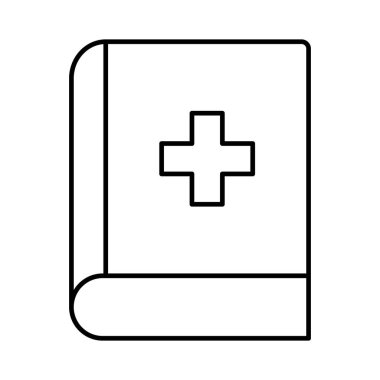 Hayvan kitabı izole edilmiş Vektör simgesi kolayca düzenleyebilir ya da değiştirebilir