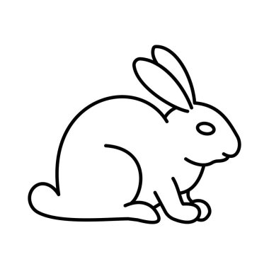 Evcil hayvan izole edilmiş vektör simgesi kolayca değiştirilebilir veya düzenlenebilir