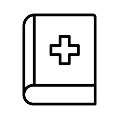 Hayvan kitabı izole edilmiş Vektör simgesi kolayca düzenleyebilir ya da değiştirebilir