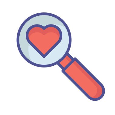 Kolayca değiştirebilen veya düzenleyebilen kalp vektörü simgesi bul