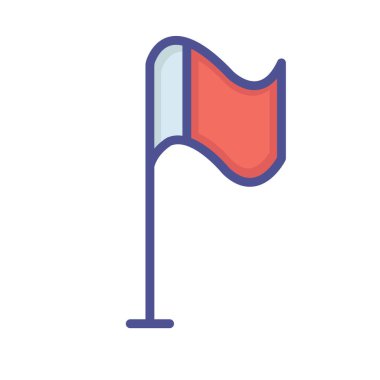 Kolayca düzenleyebilen veya düzenleyebilen Ülke bayrak vektörü simgesi