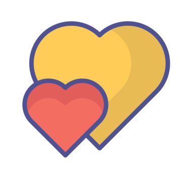 Kolayca değiştirebilen veya düzenleyebilen bir çift kupa vektör simgesi