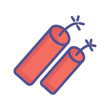 Kolayca değiştirebilen ya da düzenleyebilen dinamit vektör simgesi