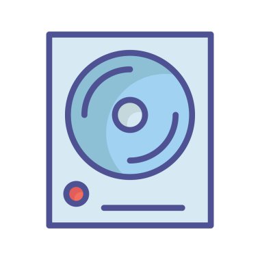 Kolayca düzenleyebilen veya düzenleyebilen Cd Vektör simgesi