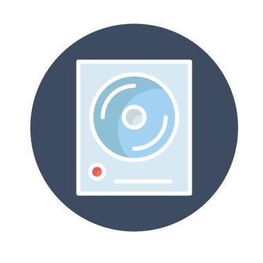 Kolayca düzenleyebilen veya düzenleyebilen Cd Vektör simgesi